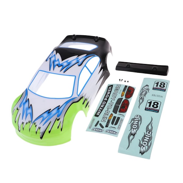 rc 1:10 tasaisella tiellä ajo auto drift auto pvc auton runko b