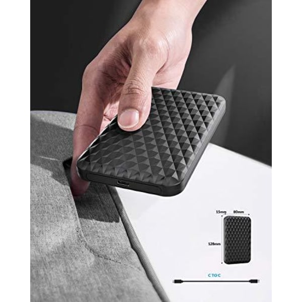 ORICO ENCLOSURE HDD/SSD 2,5", USB-C 3.1, 5GBPS