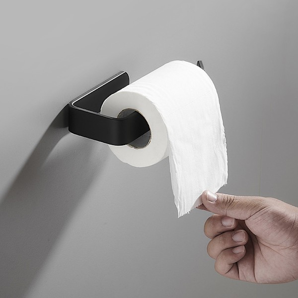 1 toiletpapirholder, væghængt papirholder, metaltoilet