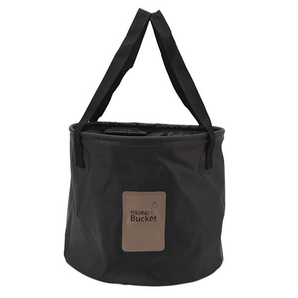 20L Portabel Campinghink PVC Vikbar Vattenhink Hög Kapacitet Hopfällbar Behållare för Utomhusaktiviteter Svart