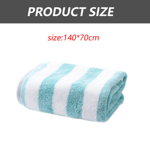 Turkisk Cabana Thick Stripe Pool Beach Handdukar 4-Pack, högst Green