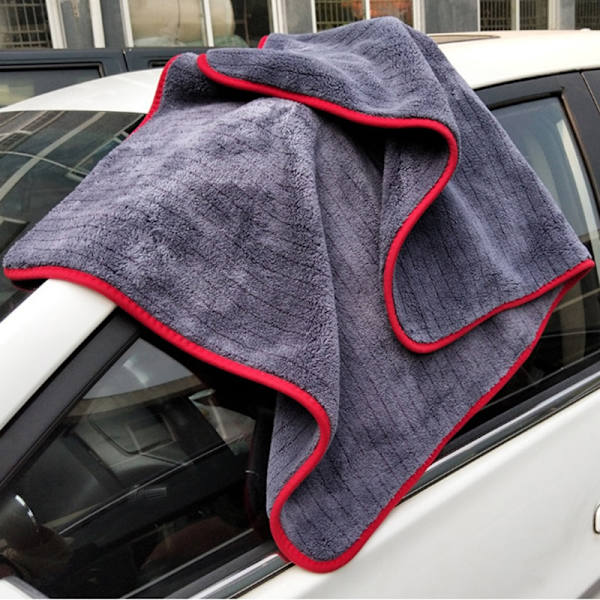 1200GSM autojen yksityiskohtien mikrokuitupyyhe puhdistusliina auton kuivaamiseen autonpesuun autonhoitoliina autonpesuun keittiöön 2pcs Superfine Fiber