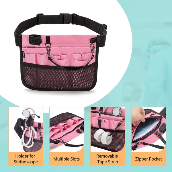 Sykepleier Fanny-pose, sykepleier midjepack med tapeholder