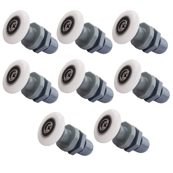8 delar rullhjul för duschdörr, 25 mm duschhjul