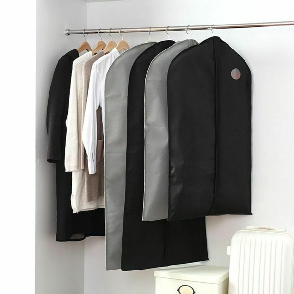 Vaatteiden päällinen Hengittävä säilytyspussin päällinen Black - 1 PC L