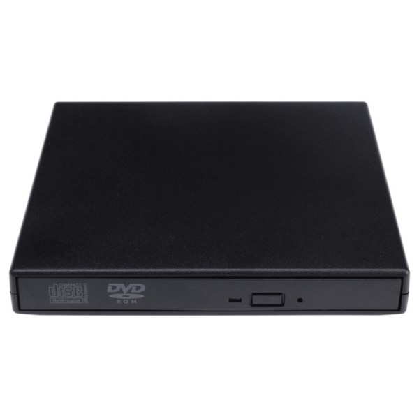 USB 2.0 Extern CD/DVD ROM-spelare Optisk enhet DVD RW-läsare black