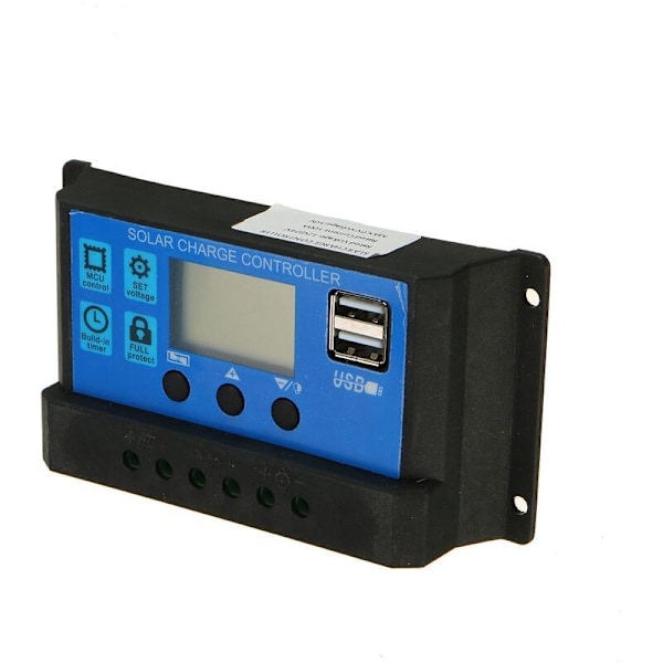 10-80A Solpanel Kit 12V LCD Batteriladdare med 100A Kontroller