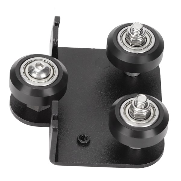 3D Ekstruder Bakplate V Spor Aluminium Ekstruderingsramme Svart Ekstruder Støtte Bakplate for Ender 3 for Ender 3s