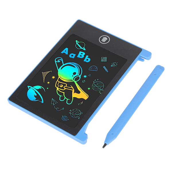 Mini LCD Skrivetavle Vanntett 4.5in Slettbar Gjenbrukbar Elektronisk Tegnebrett Doodle Board for 3‑6 År Gamle