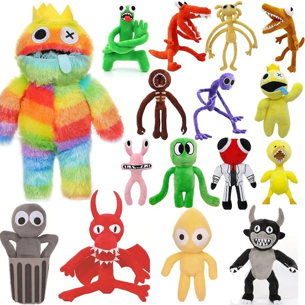 30cm Rainbow Friends Sød Plys Bamse Tegneserie Plys Dukke Fyldt Blød Legetøj Jul Fødselsdagspresente til Børn Fans Gave 23