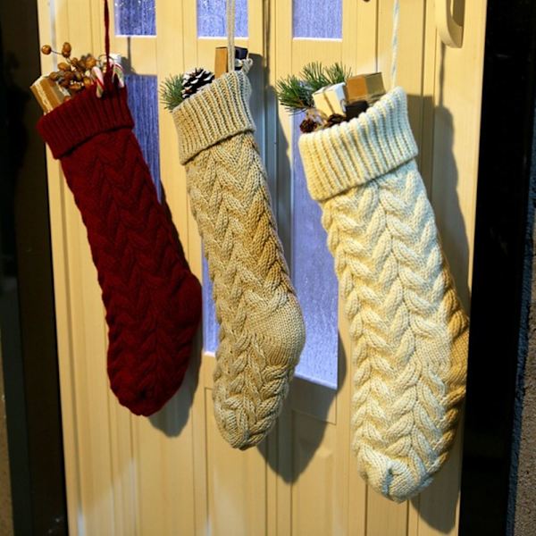 Julstrumpor Xmasstrumpor KHAKI