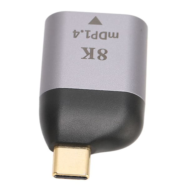 USB C - Mini DisplayPort -sovitin, pieni, Plug and Play, 8K 60Hz, USB Type C -uros Mini DP -naaras -sovitin