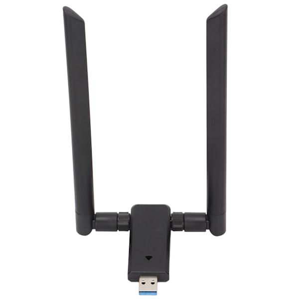 WiFi Adapter Dobbel 5Dbi Antenne 802.11ac 5G 2.4G USB3.0 1200Mbps Høy Gain USB Nettverkskort for Laptop Stasjonær PC