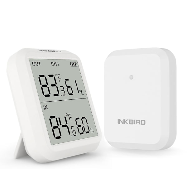 Inkbird Ith-20 20r Digitaalinen lämpömittari Sähköinen Hygrometri Lämpötilan ja ilmankosteuden etämittaus Sääasemalle Saunalle 20R d 1 Transmitter
