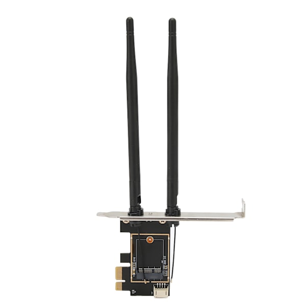 M.2 - PCIe -laajennuskortti 6dB:n kaksoisantennilla, vakaa yhteys, joustava M.2 - PCIe -sovitin tietokoneen pöytäkoneeseen