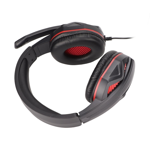 Gaming Headset Brusreducerande Over Ear Mute Funktion 3.5mm Plugg Trådbundna Hörlurar med Mikrofon för PS4 PC Laptop