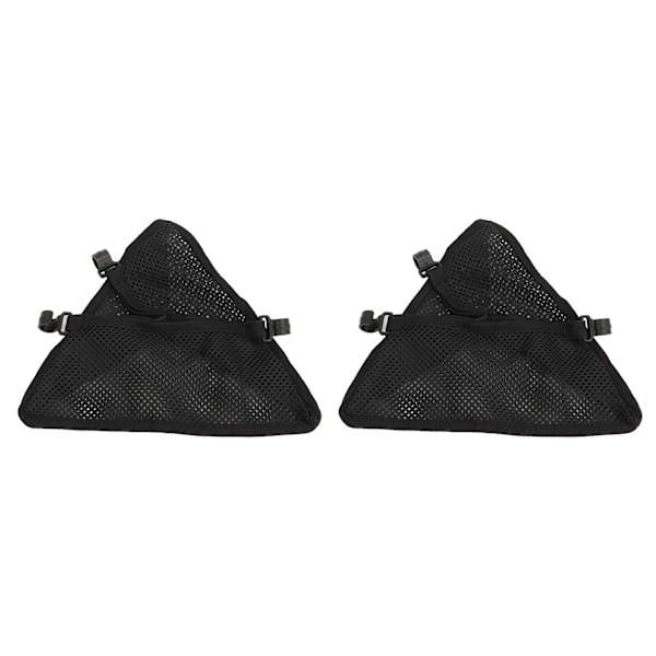 2 stk. Foldbar Rundbord Netpose Strækbar Nylon Camping Rundbord Netpose til Udendørs Hjem
