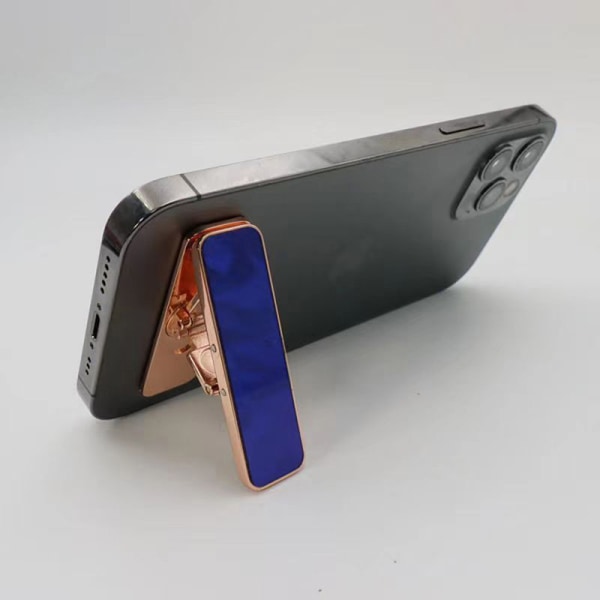 Metalltelefonstativ 360 Rotate Kickstand Mini Folding Mount Holde Silver