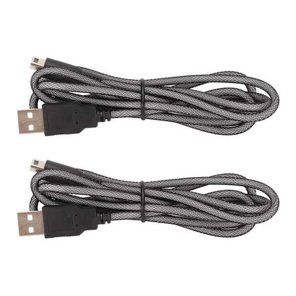 2 st USB-laddningskabel för 3DS, 1,5 m, för 2DS 3DS XL New 3DS XL New 2DSXL NDSI LL