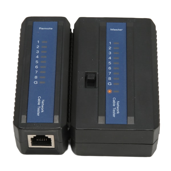 Nettverkskabeltester LAN-kabel Telefonlinje Dobbelt Vedlikeholdsverktøy for RJ45 RJ11 RJ12 CAT5 CAT6 CAT7 UTP-kabel