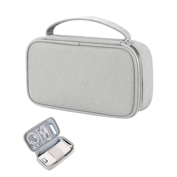 Säilytyspussi digitaalisille tarvikkeille GRAY grey M