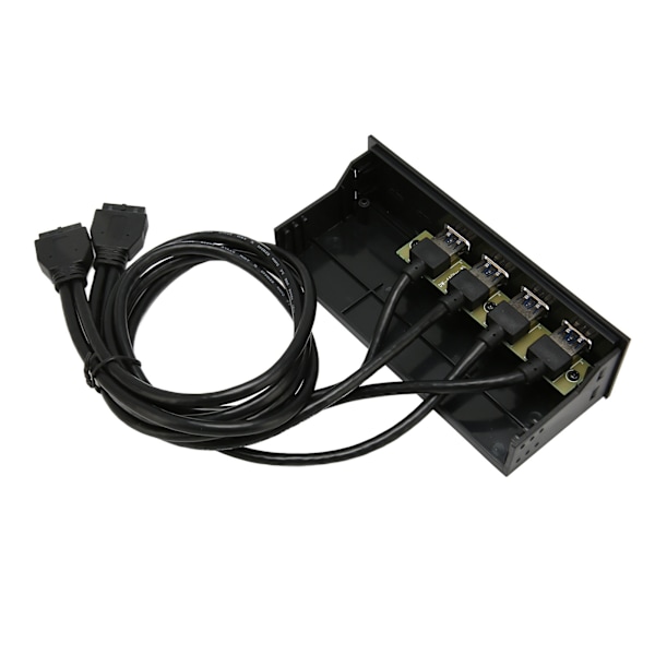 USB3.0 Hub Frontpanel 5Gbps 4 Portar 19pin Optisk Enhet Frontpanel för 5.25 Tum PC Datorchassi