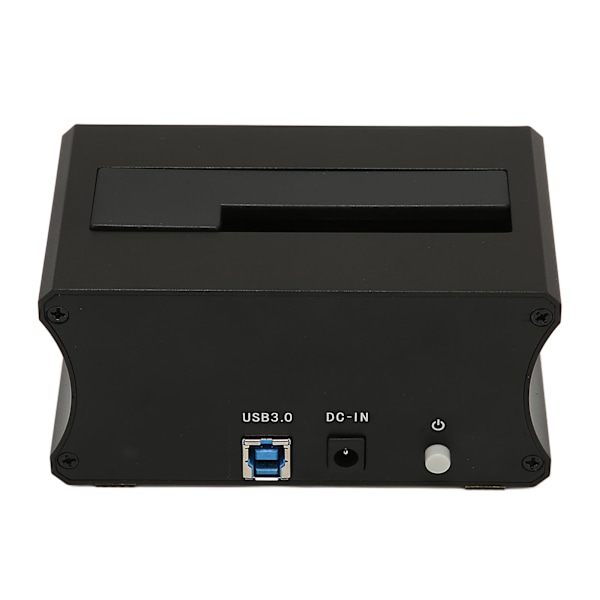 HDD Docking Station USB3.0 5Gbps Multifunksjonell SSD Dockingstasjon SSD Dock for 2.5in 3.5in HDD SSD 110‑240V for Windows EU Plugg