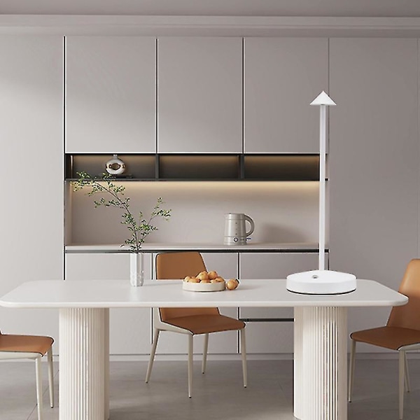 Laderbordlampe Creative Dining Touch Led Hotell Bar Kafe Pina Pro Bordlampe Lampada Da Tavolo Dekorativ skrivebordslampe_y White B