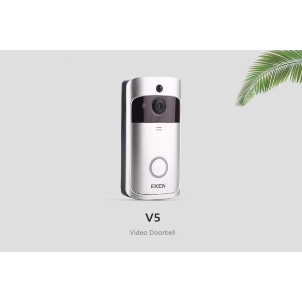 Smart WiFi Videodørklokke Kamera Visuell Intercom Med Klokkesignal