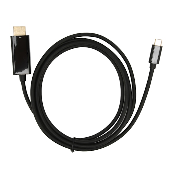 Type-C till High Definition Multimedia Interface-kabel, Plug and Play-videokabel lämplig för hemmakontor