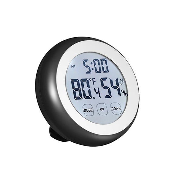 Termometer Utomhus - Mätare Digital temperaturmätare Hygrotermograf Mätare Display Bastu - Mätare Black