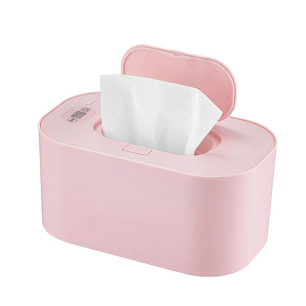 USB Baby Wipe Warmer Våtservetter Värmare ROSA Pink