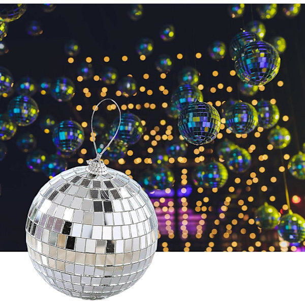 disco ljuseffekt Spegelkula Discokula Dekoration med fästrem