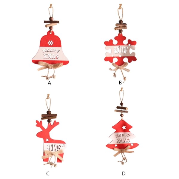 Joulukuusen koristeet Universal DIY Xmas Ornaments Home Bell