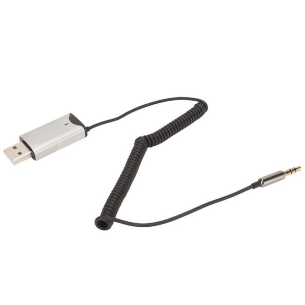 BT AUX Adapter USB 2.0 til 3.5mm Enkel Tilkobling Innebygd Mikrofon 10m Avstand AUX BT Mottaker for Bil Hjemmedatamaskin