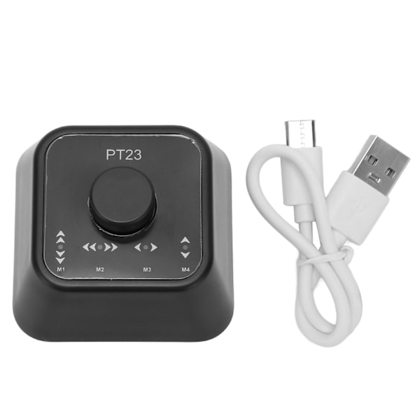 Sidevenderpedal Programmerbar BT-tilkobling USB-lading Mye brukt trådløs sidevender for musikkdatamaskintelefon