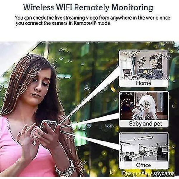 Pieni vakoojakamera, piilotettu vakoilukamera, 4k HD 1080p kädessä pidettävät kodin turvakamerat
