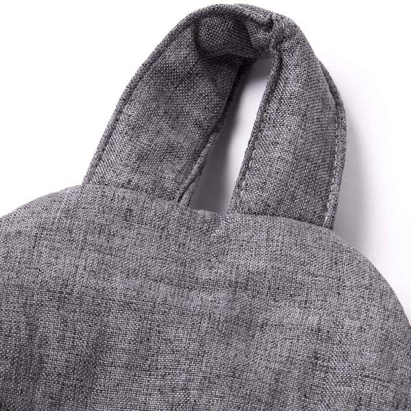 Bønnepose Trekk Lazy Sofa Komfortabel Ensfarget Solseng Bønnepose Trekk for Stue Hjemmeinnredning Gray 85*105cm