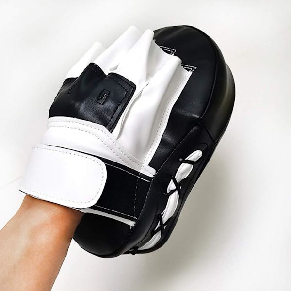 Bokse Curved Focus Punching Mitts - Læder Træningshånd