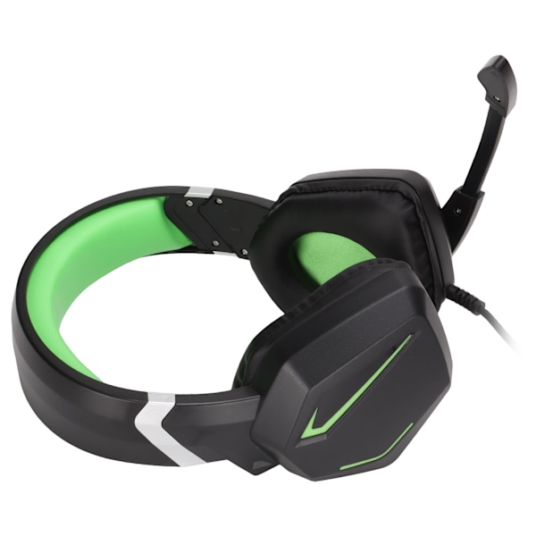 Gaming Over Ear Headset Gaming Hovedtelefoner med Støjreducerende Mikrofon og Lydstyrkekontrol til PS4 til Xbox til Switch