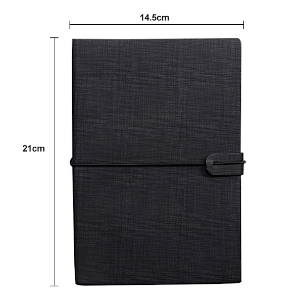 1. Enkel ja luova A5 Business Student -kokousvihko black