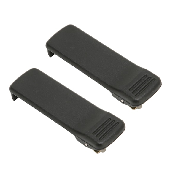 2 stk. Radiobelteklips Erstatning Toveis Radiobelteklips Kompatibel for Motorola HT1000 MT2000 MTS2000 MTX800