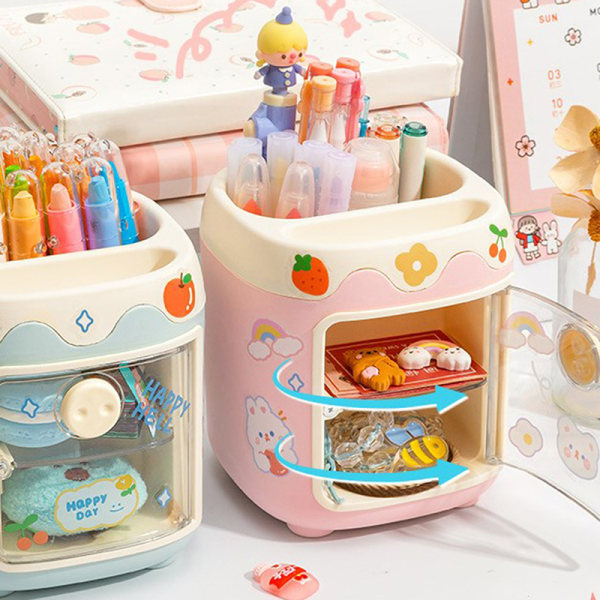 Pig Storage Box Sovrum Toalett Organizer Box A4