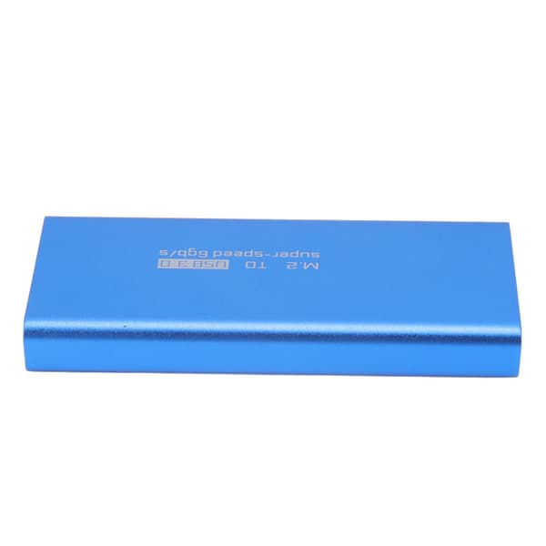 MSATA - USB3.0 Koteloadapterikotelo 6Gbps Sininen MSATA SSD -sovitin 30x30mm 50x30mm Ulkoinen SSD-kiintolevy