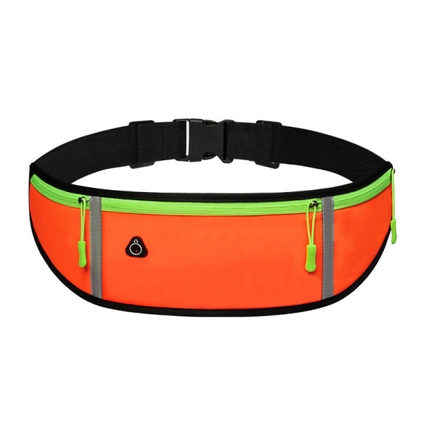 Män kvinnor Fanny Pack Midjeväska Mobiltelefon Utomhusutrustning för män och kvinnor Vattentätt osynligt bälte Simple version of kettle Gray