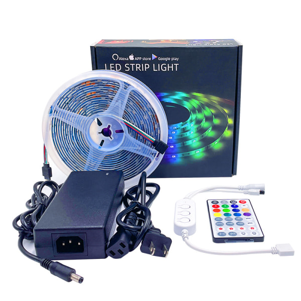 20m LED Lys Bluetooth RGB Lys LED Stripe Lys med fjernkontroll LED Stripe 20M Bluetooth