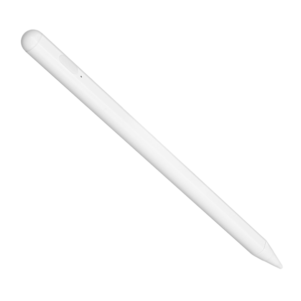 Pekskärmspenna USB Uppladdningsbar Reptålig Bluetooth Tablet Pekpenna för Skrivande och Ritning Vit