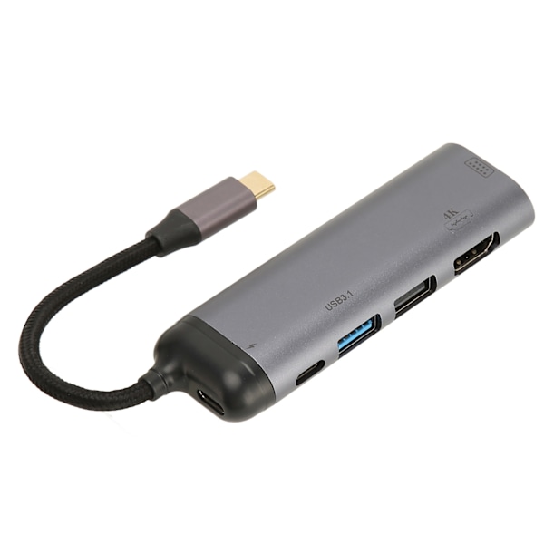 Type C -telakointiasema, monitoiminen Type C - PD100W USB3.1 USB2.0 Type C2.0 4K Type C -keskitin kannettaville tietokoneille