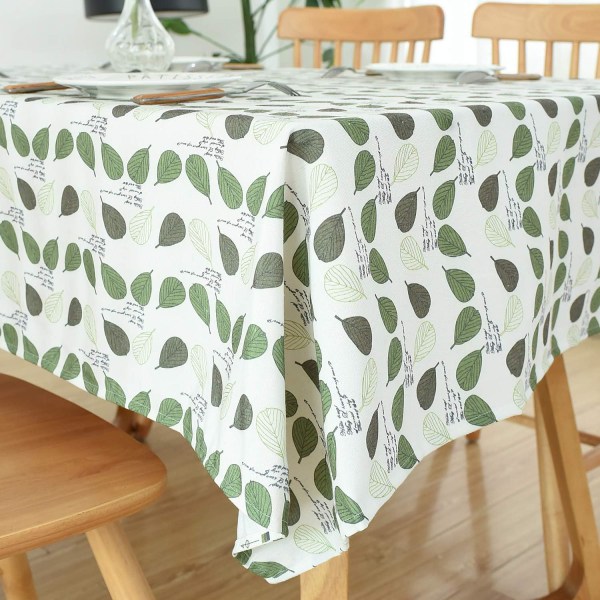 Rektangulär bordsduk Utomhusbord Resistant bomullsduk