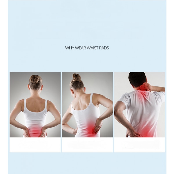 Talje-træner i neopren - Midje Cincher Trimmer - Slankende Body Shaper Bælte - Sportsbælte (L)